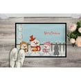 thumbnail image 2 of Carolines Treasures BB2399MAT Merry Christmas Carolers Poodle Silver Indoor or Outdoor Mat, 18 x 0.25 x 27 in., 2 of 2
