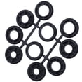 thumbnail image 4 of 2X Wire Brush Wheel for Bench Grinder Polish + Reducers Adaptor Rings,6Inch 150mm,2 x Wire Brush Wheel 2 set Plastic ring,Gold, 4 of 8