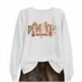 thumbnail image 7 of Taqqpue Sweatshirt for Women Fall Crewneck Pumpkin Pullovers Loose Fit Halloween Thanksgiving Oversize Long Sleeve Shirt Tops, 7 of 7