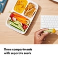 thumbnail image 5 of OXO Prep & Go 4.1-Cup Leakproof Divided Lunch Container, Meal Prep Food Storage Container for Lunch Prep Work, School and On-the-Go Meals, Ocean Blue, 5 of 10
