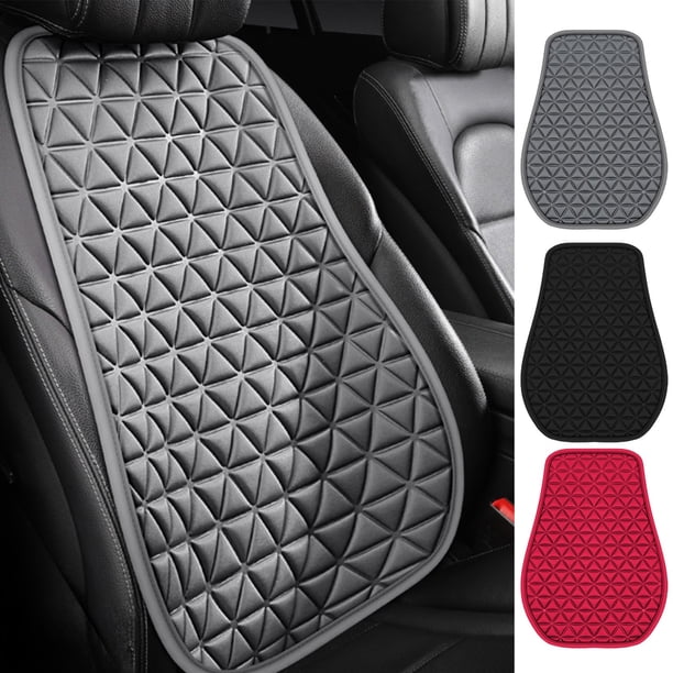 Cojín del respaldo del asiento del automóvil | Almohadilla de soporte ventilada universal | Diseño de flujo de aire elevado en 3D | Gel esponjoso de gasa transpirable | Calor refrescante y