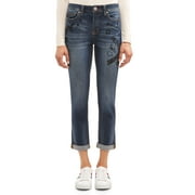 EV1 from Ellen DeGeneres Alex Relaxed Graffiti Distressed Jean