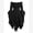 Black, variant on Women Corset Dress Sexy Off Shoulder Renaissance Costume Flowy Irregular Ruffle Hem Lace Up Cocktail Party Dresses White