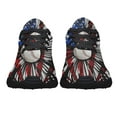 thumbnail image 5 of Baseball American flag Shoes Sneakers for Women Men Black Size 3.5, 5 of 7