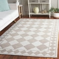 thumbnail image 2 of SAFAVIEH Ebony Mercia Diamond Area Rug, Light Brown/Ivory, 9' x 12', 2 of 10