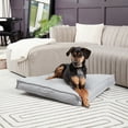thumbnail image 2 of Happy Hounds Milo Square Tufted Pillow Dog Bed- Cement- Medium (32 x 32 in.), 2 of 8