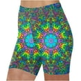 thumbnail image 2 of LEBONYARD Women's Shorts Wide Leg,Women's Shorts for a Fun and Casual Day Out,Women's Summer High Waisted Shorts Summer Casual Stretch Short Sport Shorts Green XXXL, 2 of 5