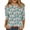 Green_CC13^911, variant on Fabrcox Crew Neck Lightweight T Shirts for Women Christmas M-3xl Loose Fit 3/4 Sleeve Xmas Print Tee Tops Casual Raglan Baseball Tees Lightweight Tops Pink XL