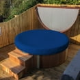 thumbnail image 5 of COVERS&ALL Round Hot Tub/Spa Cover 18 Oz Waterproof - 100% Weather Resistant Outdoor Round Spa Cover with Elastic for Snug Fit (80"(Dia) x 14"(H), Blue), 5 of 7