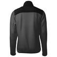 thumbnail image 3 of Men's Cutter & Buck  Gray/Black Dartmouth Big Green Cascade Eco Sherpa Fleece Full-Zip Jacket, 3 of 3