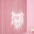 thumbnail image 1 of Dream Cathers Wall Decor, Crosszen Handmade Dream Catchers for Girls Kids with Pink Feather, Native American Dreamcatcher for Bedroom Home Decor Wall, 1 of 4
