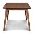 thumbnail image 5 of Pemberly Row Contemporary Solid Wood Table and 4 Chairs in Brown, 5 of 14