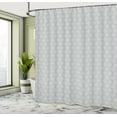 thumbnail image 4 of Ambesonne Damask Grey Shower Curtain, Flowers Antique Motif, 69"Wx75"L, Purpleblue Taupe, 4 of 4