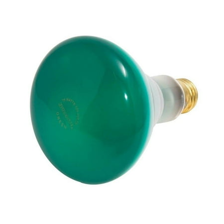 Green Reflector Floodlight (bulbrite 244075 - 6pk - 75w - br30 - medium base - 120v - 2700k - 2,000hr - wide flood - green - incandescent)