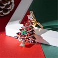 thumbnail image 5 of Farfi encantadora forma de árbol de Navidad cuelga decorado con un hermoso y de moda llavero de suspensión metálica, 5 of 5