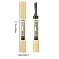 thumbnail image 3 of Fiudx Crema para Cejas, Diseño de Doble Cabezal Dos En Uno, Maquillaje Resistente Al Agua y Duradero, Cejas Finas Simuladas, Rutina de Belleza Diaria, para Amantes Del Maquillaje, Tamaño Compacto de, 3 of 3