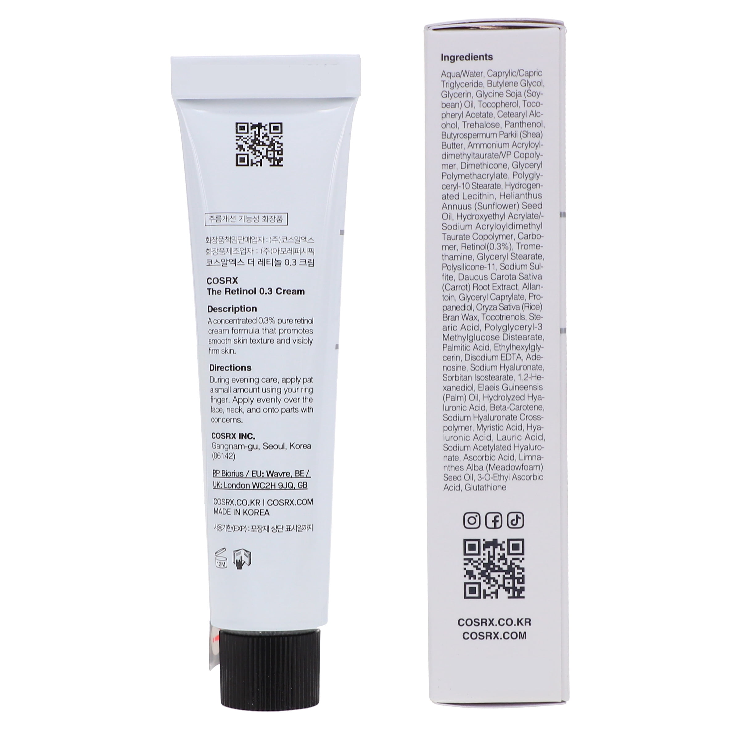COSRX The Retinol 0.3 Cream 0.67 oz
