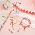 thumbnail image 5 of 16Pcs Alloy Enamel Awareness Ribbon Stitch Markers 8 Colors Awareness Marker Charms Locking Stitch Marker with Lobster Claw Clasps for Knitting and Jewelry Making, 5 of 6