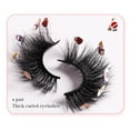 thumbnail image 7 of Happy date 5 Pairs Eyelash Extension Lengthening Wisps - Featherlight Synthetic Reusable Artificial Eyelashes Clusters for that Authentic Christmas Cartoon Decor Eyelash Extension Look, 7 of 7