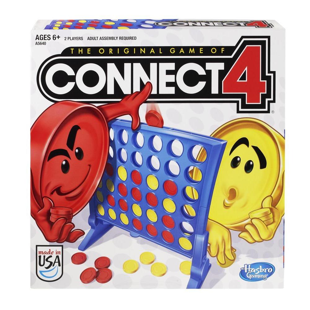 Connect 4 Classic Grid Strategy 4 in a Row Board Game for Kids and Family Ages 6 and Up, 2 Players - image 2 of 5