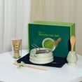 thumbnail image 1 of WHEANG Matcha Whisk Set Ceramic Matcha Set Includes Matcha Bowl Matcha Whisk And Holder Rest And Tea Towel 7 Pcs Matcha Kit For Matcha Lovers, 1 of 9