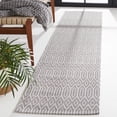 thumbnail image 2 of SAFAVIEH Martha Stewart Salah Geometric Cotton Runner Rug, Anthracite/Light Grey, 2' x 8', 2 of 11