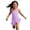 Purple Swimwear, variant on CAIVO Girls One-Piece Swimsuit With Skirt Solid Color Two Piece Bathing Suit For Toddler Kids Birthday Summer Swimwear