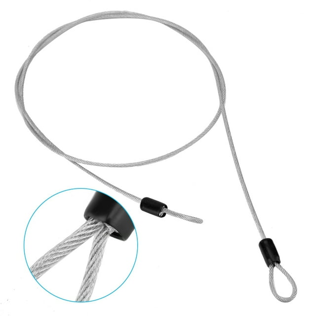 Cergrey Stainless Steel Cable Lock,Cycling Sports Stainless Steel Security Loop Cable Bicycle Scooter Lock,Security Loop Cable Lock