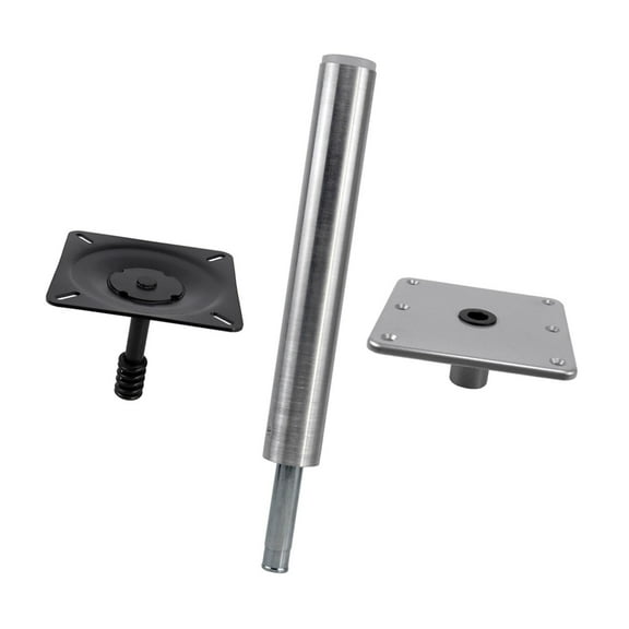 Kuntesetty Boat Seat Pedestal Base Kit Deck Mounted Holder Rack 360 Degree Swivel Versatile