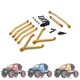 thumbnail image 5 of Para FMS FCX24 Metal Chassis Links Pull Rods y Steering Rods Set 1/24 RC Crawler Car Upgrades Parts Accessories,4, 5 of 5