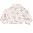 thumbnail image 3 of Disney Minnie Mouse Girls Sherpa Coat Jacket, Fleece Mock Neck Full Zip Coat for Little Girls 4-6X, 3 of 6