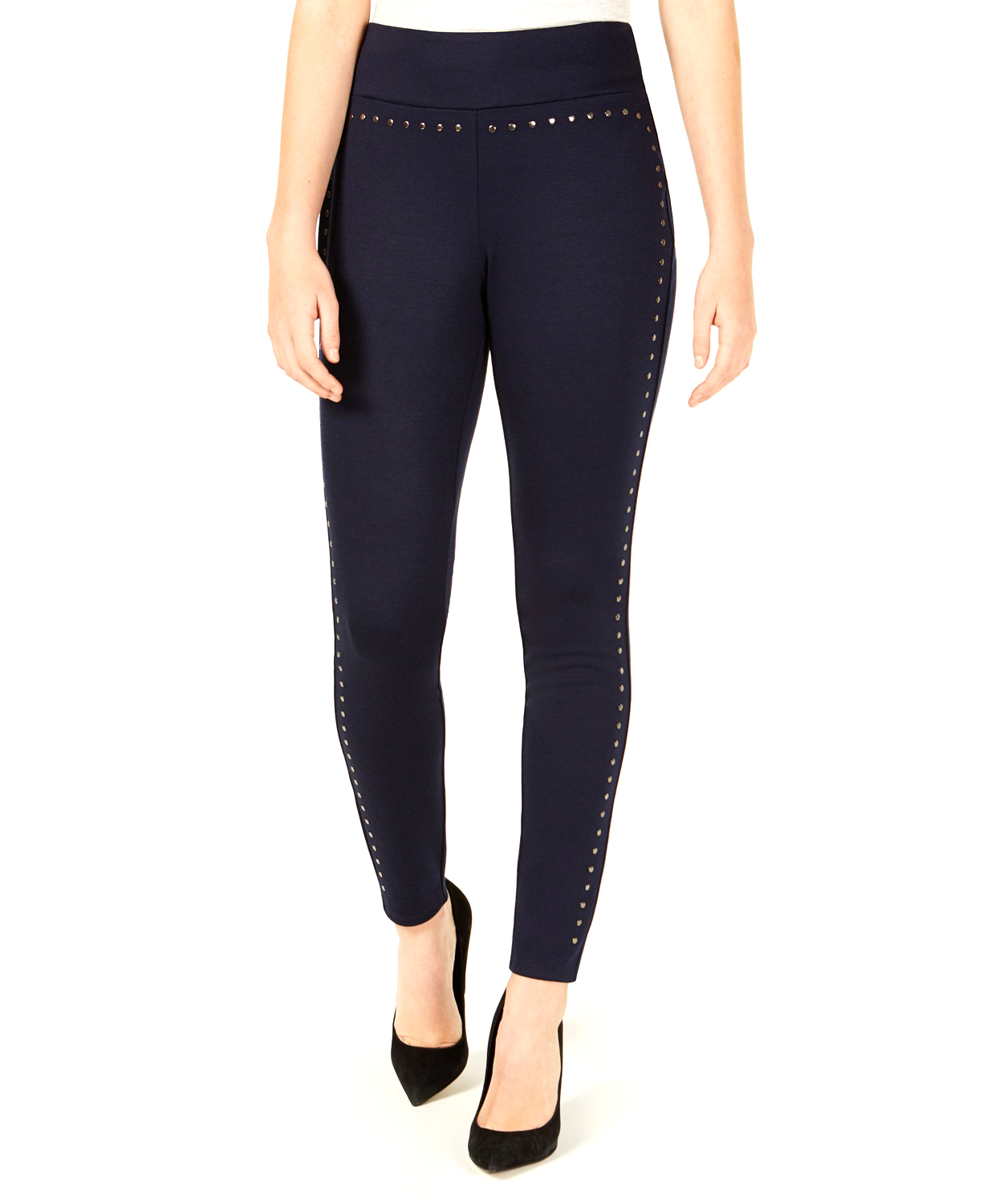 Ultra Flirt | Stud-Trimmed Leggings 