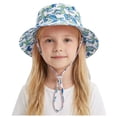 thumbnail image 5 of Ccpelsie Kids Sun Hats for 2-12 Years Boys Girls Bucket Hat UPF 50+ UV Protection Fisherman Hat Lightweight & Breathable Boonie Hat Sky Blue,1-3 Years, 5 of 5