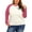 Pink, variant on Plus Size Women's Sweatshirts, Waffle Knit Tops for Women Loose Fit, Pullover Sweaters for Womens