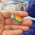 thumbnail image 3 of HeroNeo Flag Rainbow Pride Flag Pin Metal Badge Brooch Collar Pin Accessories for Women, 3 of 8