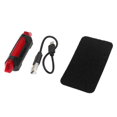 thumbnail image 2 of Helmet Bicycle Signal Lamp Waterproof Rear Tail Lamp LED USB Style Rechargeable Cycling Portable Detachable Lamp, B-Red, 2 of 7