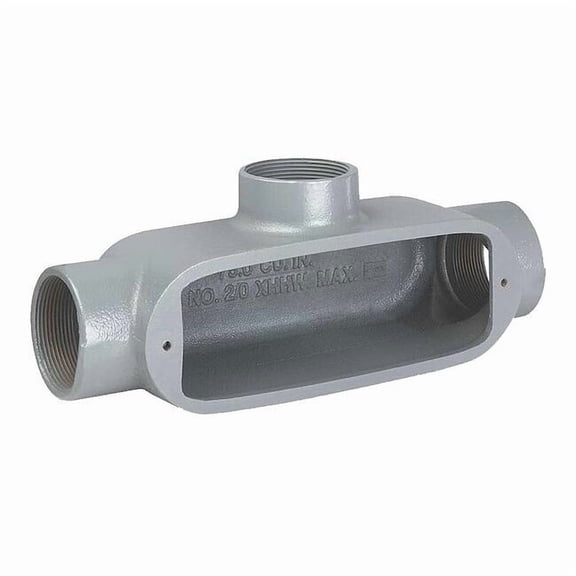 Hubbell Killark Conduit Outlet Body,Iron,Trd Sz 1 1/2in OT-5M