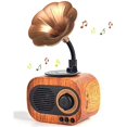 thumbnail image 1 of wonima11 Retro Music Speaker Vintage Wireless Portable Outdoor Speakers Loud Stereo Sound Rechargeable Speaker Built in Mic Support Answering Calls USB TF Card AUX for Home Party Office, 1 of 1