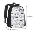 thumbnail image 3 of Daiia Dachshund Dog Puppy Backpack for Men and Women -Durable Backpack Large Capacity, Water-Resistant Bag with Adjustable Straps and Laptop Compartment, 3 of 9