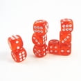 thumbnail image 3 of MasteelfCA 4 Pcs dés Translucides Rouges 18mm 6 Côtés pour Jeux Enseignement, 3 of 5