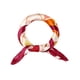 thumbnail image 1 of INSPIRAR CHIC Bufandas Cuadradas de Patrón Floral Rayas Geometría Pañuelo para Mujeres Rojo Rosa 20 x 20'', 1 of 5