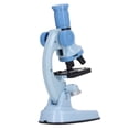 thumbnail image 1 of Beginner Microscope Toy, Kids Microscope Set Clear Image Science Learning Cultivate Interest with LED Light for Daily Use Blue, 1 of 7