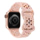 thumbnail image 1 of Correa deportiva compatible con correas Apple Watch con orificios de 49 mm, 44 mm, 45 mm y 42 mm, correa de repuesto deportiva de silicona transpirable para iWatch Series 8, 7, 6, 5, 4, 3, 2, 1SE, 1 of 4
