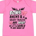 thumbnail image 4 of Inktastic Hunting Season Bows Racks & Deer Tracks Girls Baby Bodysuit, 4 of 5