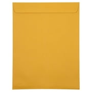 JAM PAPER & ENVELOPE JAM Paper 10" x 13" Open End Catalog Premium Envelopes, Manila, Bulk 100 Per Box