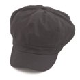 thumbnail image 1 of Cap de periódicos elásticos de algodón - Negro SS/Sophia Sombrero de periódico, 1 of 1
