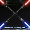 thumbnail image 6 of NUAHRHY 6pcs Lightsaber Light Up Saber - Retractable LED Light Saber with Realistic Sound Effect Hand Light Up Sword 2-in-1 LED Red & Blue light, 6 of 11