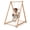 Gray, variant on Spruce - Baby and Toddler Foldable Wooden Swing Set