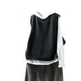 thumbnail image 1 of RXMEKW White Coat Women, Solid-Color Knitted Loose Versatile Coat, 1 of 5