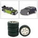 thumbnail image 5 of Juego de 4 neumáticos de orugas de coche RC perfecl caucho metal 30 mm para K969 K979 K989 P929 P939 284131 1:28, 5 of 8